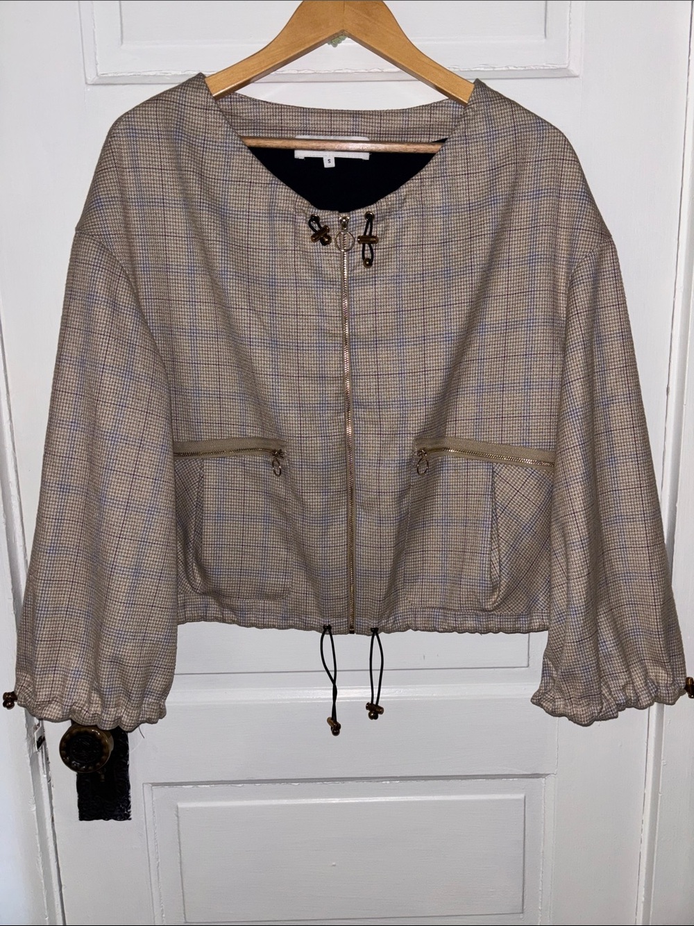 ELLIATT MICRO PLAID LIGHTWEIGHT JACKET